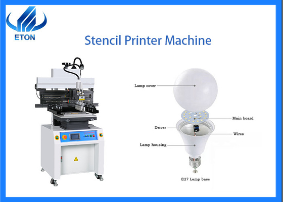 SMT-de Printer8000mm/min LEIDENE van de Lijn Semi Automatische Stencil Productielijn