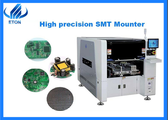 Hoge Precisie LEIDENE Steunmachine 0201 10 Hoofden 40000CPH SMT Chip Mounter