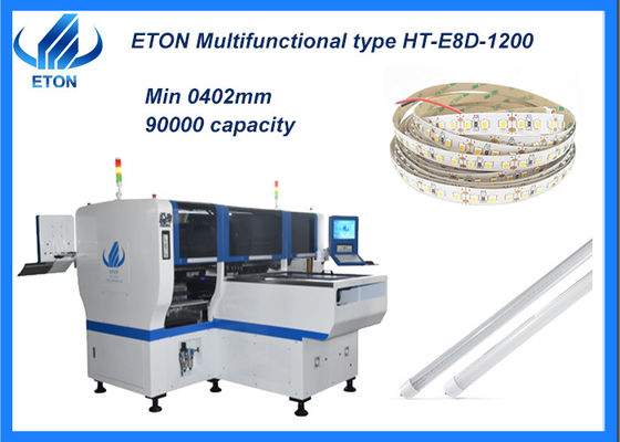 90000CPH SMT Monter Double Arm Double Module Double Speed voor buis/strook/lamp