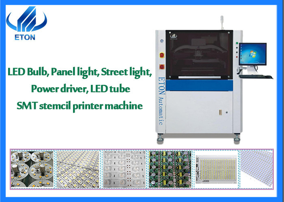 Volautomatische stencilprinter Programmeerbaar voor LED-verlichtingsbuis / -lamp