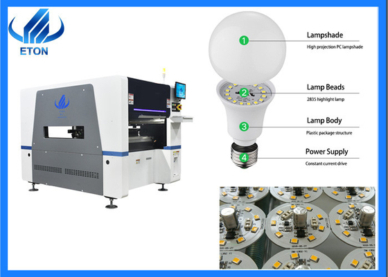 Automatische Condensatoren SMT die Machine LEIDENE Oogst en Plaats voor Industriële Productie opzetten