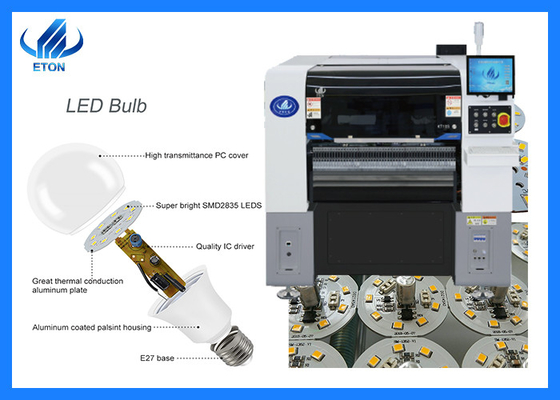 SMT montage machine KT10S Precision CHIP±0.03mm &amp; Speed 48000CPH pick and place machine