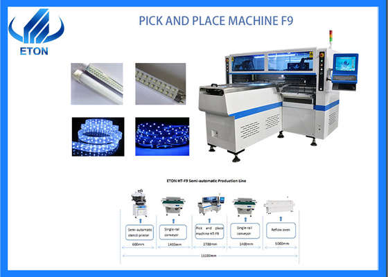 Vision Alignment LED Making Machine 68 sproeiers LED PCB assemblage machine