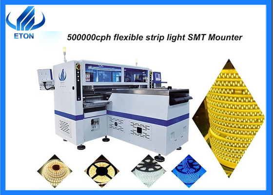 High-Speed T9-2S SMT Pick and Place Machine 500000 CPH voor de productie van LED-strips