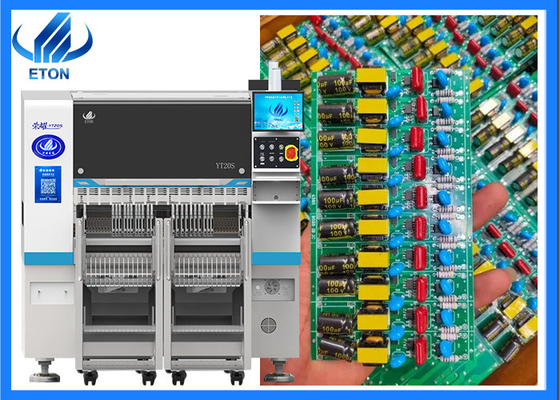 Led chip mount smt pick and place machine met twee arm led licht assemblage machine