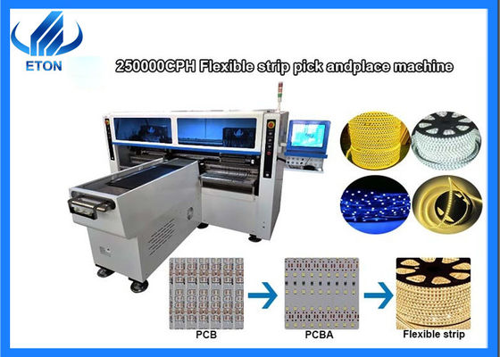 SMT Pick And Place Machine 250000CPH High Speed Strip Light PCB Mounting Machine