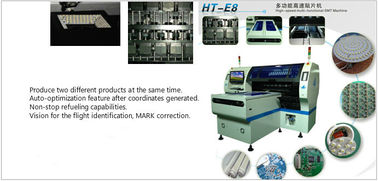 Het Opzetten van E8T-1200 SMD Machine 0.55mm PCB-Dikte 60000 de Opzettende Snelheid van CPH