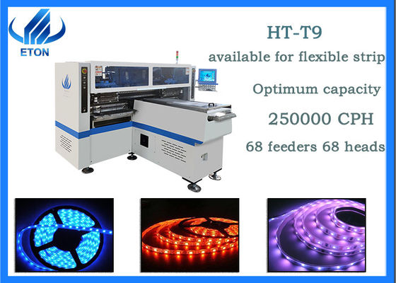 250mm*any lengtepcb 5 die digitale camera's250000cph geleide flexibele strook SMT machine opzetten