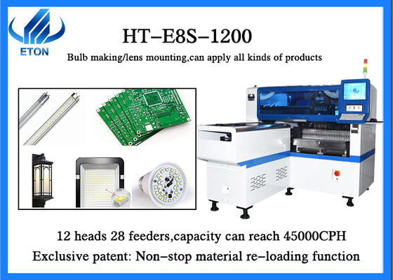 de lens die bol maken die 45000 CPH 12 opzetten hoofden 28 voeders plukt en plaatst machine