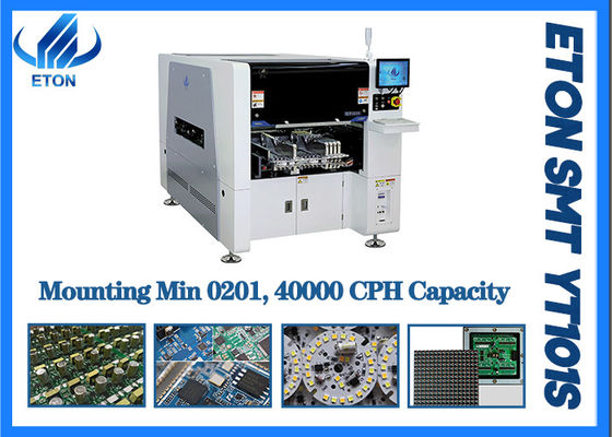 0201 Componenten LEIDENE Productiemachine 40000 CPH voor de Raad van Hoge Precisiepcb