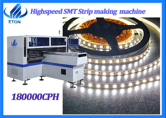 Dual Arm High Speed SMT Mounter Pick Place Machine 34 koppen voor LED-buis- / strooklichten