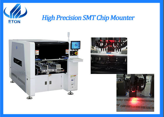 De spaander mounter 40000CPH van hoge Precisiesmt met 2 reeksen van cameraoogst en plaatsmachine