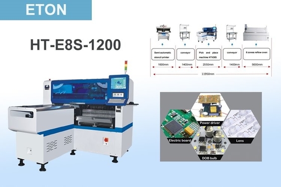 28 Voedersoogst en Plaatsmachine SMT Mounter 45000CPH voor PCB-Assemblage