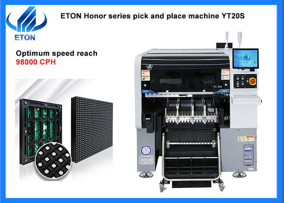 YT20S SMT-monter voor ultra-kleine chip 0201 ~ 40 * 40 mm grote chip breder componentenbereik