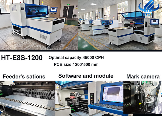 SMT 1,2m Max Length LED Lighting Driver Pick Place Machine 380V AC 50HZ
