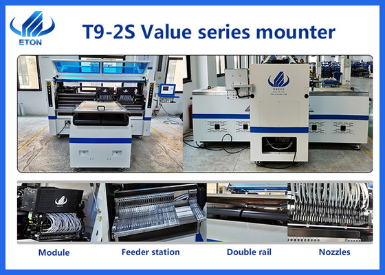 9.6 KW SMT-montage-machine voor LED-strooklamprol met componenten Range Bridge Rectifiers etc.