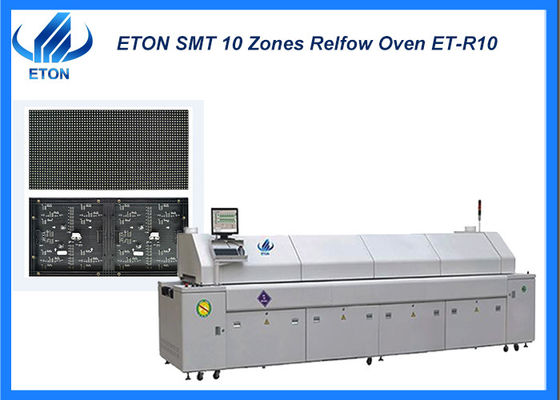 SMT Lijn 10 Zones Reflow Oven Machine Voor PCB Soldering
