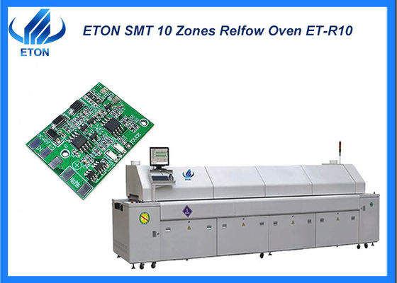 SMT reflow oven mesh gordel met keten 10 verwarmingszones SMT machine