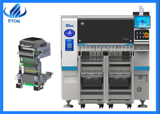 Hoge capaciteit 104 stuks voedingsstation SMT pick and place machine met 20 montagehoofden