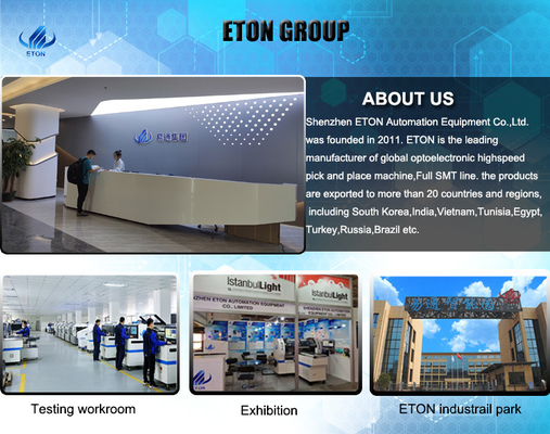 Led chip mount smt pick and place machine met twee arm led licht assemblage machine