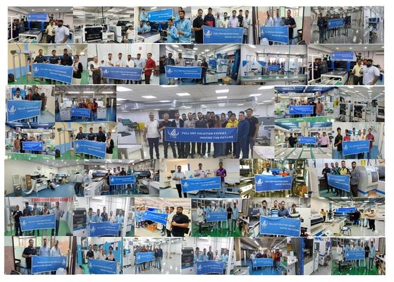 High Precision Magnetic Linear Motor SMT Montage Machine voor LED-licht en Roll to Roll