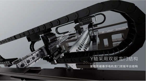 Precision 10 spuitstuk SMT plaatsingsmachine voor 0402 componenten 220V stroomvoorziening en 2080KG capaciteit