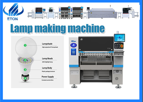 High End Flight Vision Camera LED Chip Mounter Machine voor DOB-lampen Lichtsproductielijn