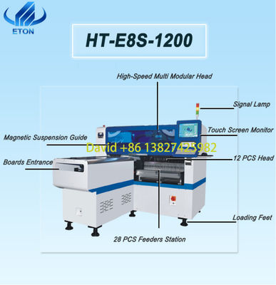 45000CPH 12 Hoofden 28 Voeders Led Bulb SMT Maker Machine Verlichting Productielijn