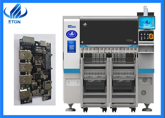 20 koppen Magnetische lineaire motor SMT plaatsingsmachine voor de productie van huishoudelijke apparaten bij 98000 CPH