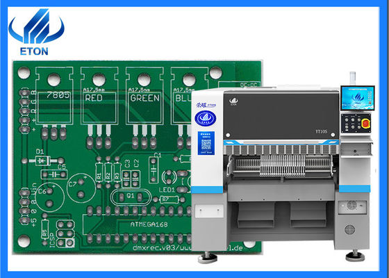 10 koppen SMT montage machine voor snel en nauwkeurig productieproces