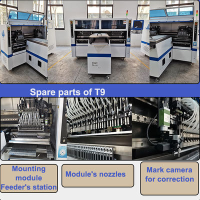De Oogst en de Plaatsmachine250000cph 68 Hoofden van buis Lichte Volledige Automatische SMT